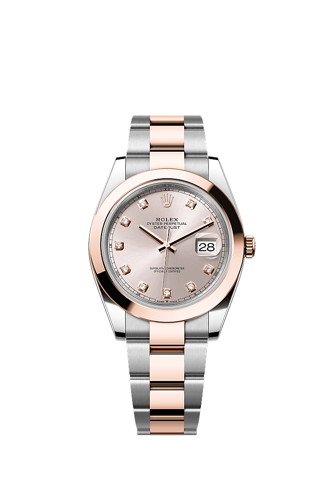 Rolex Datejust 41 Everose Rolesor smooth 5