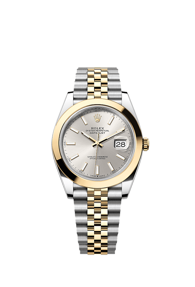 Rolex Datejust 41 yellow Rolesor smooth 2