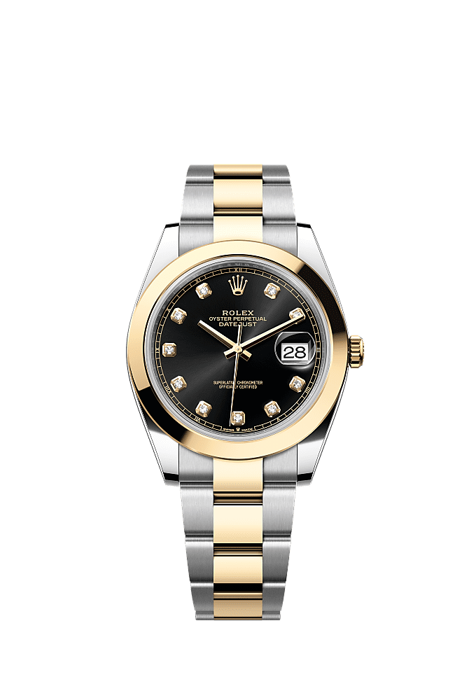 Rolex Datejust 41 yellow Rolesor smooth 3