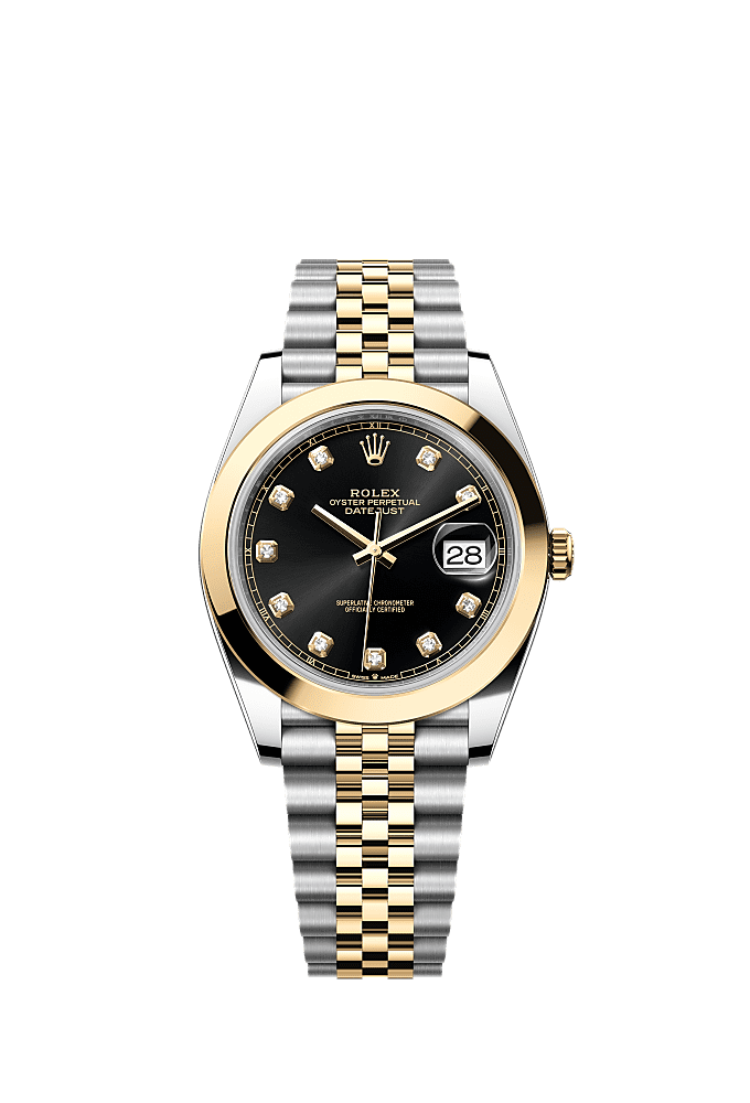 Rolex Datejust 41 yellow Rolesor smooth 4