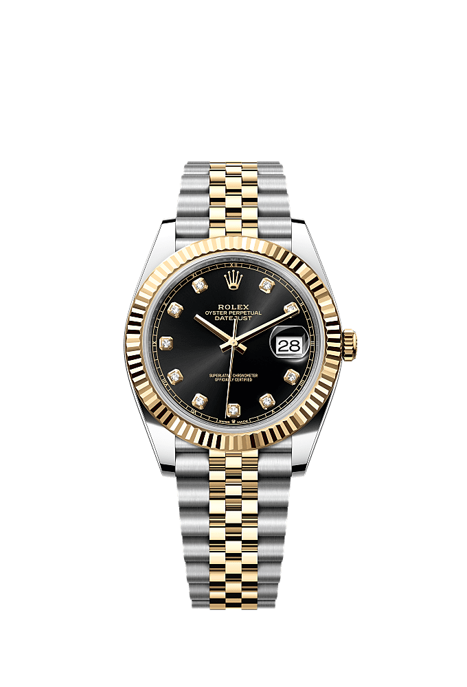 Rolex Datejust 41 yellow Rolesor fluted 4