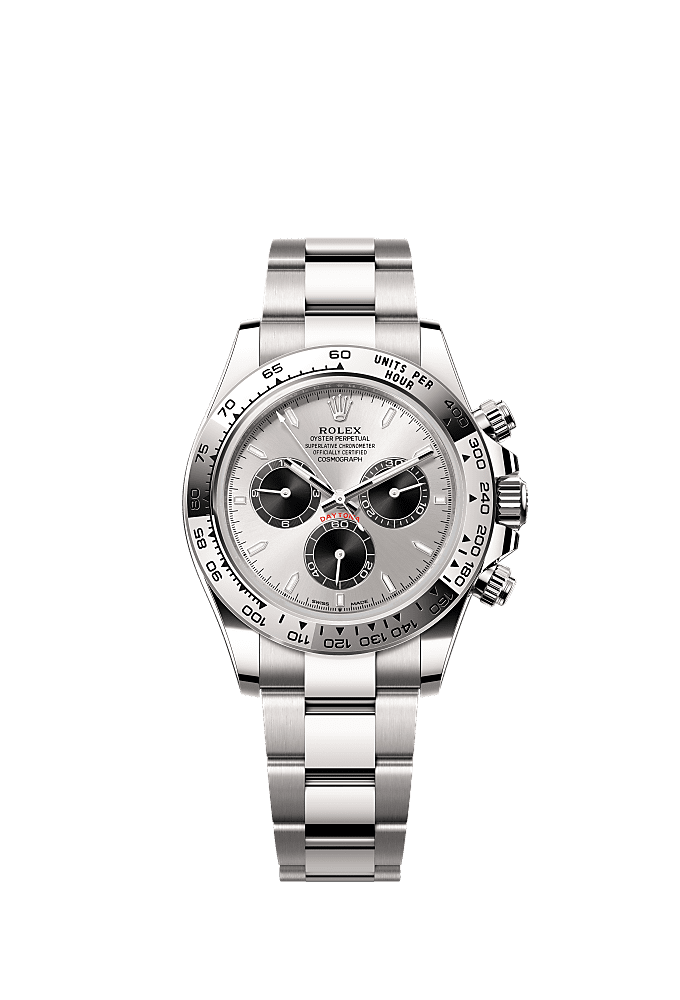 Rolex Daytona white gold steel dial
