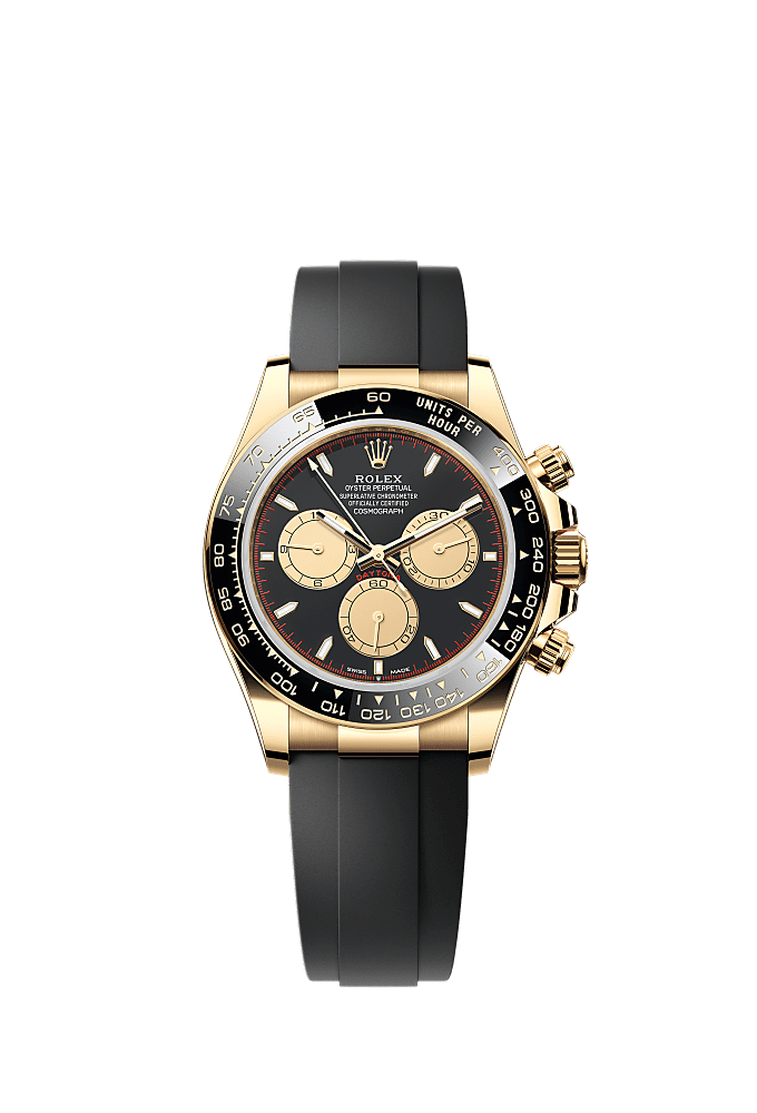 Rolex Daytona yellow gold Oysterflex