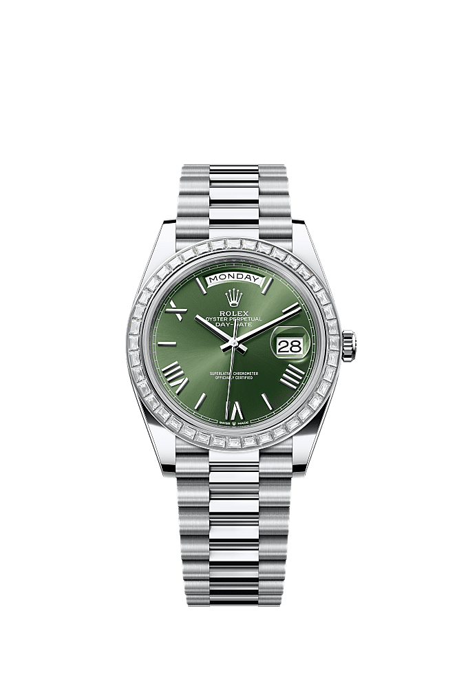 Rolex Day-Date 40 platinum diamond