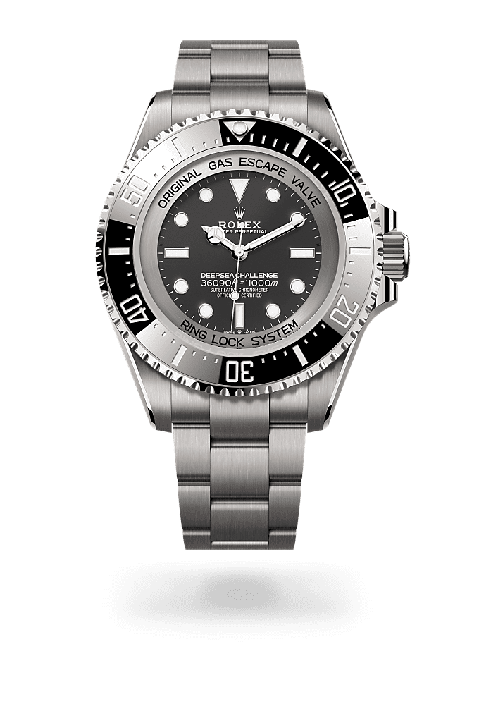 Deepsea Challenge, Oyster, 50 mm, titânio RLX, Mostrador : Preto intenso, Rolex