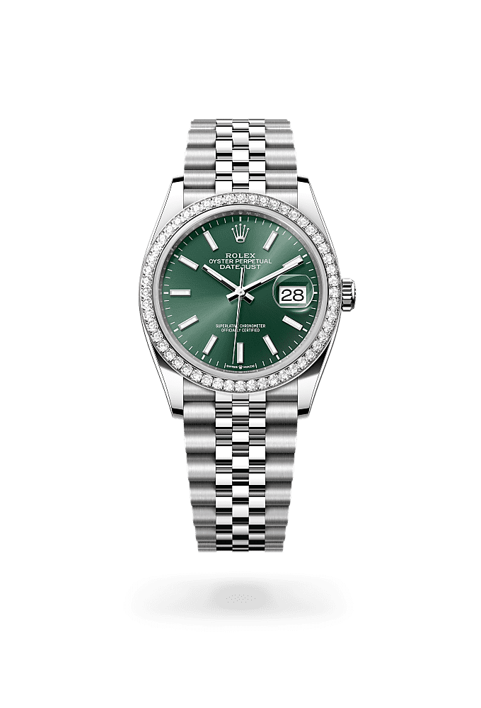 Rolex Datejust 36 watch: Oystersteel and white gold