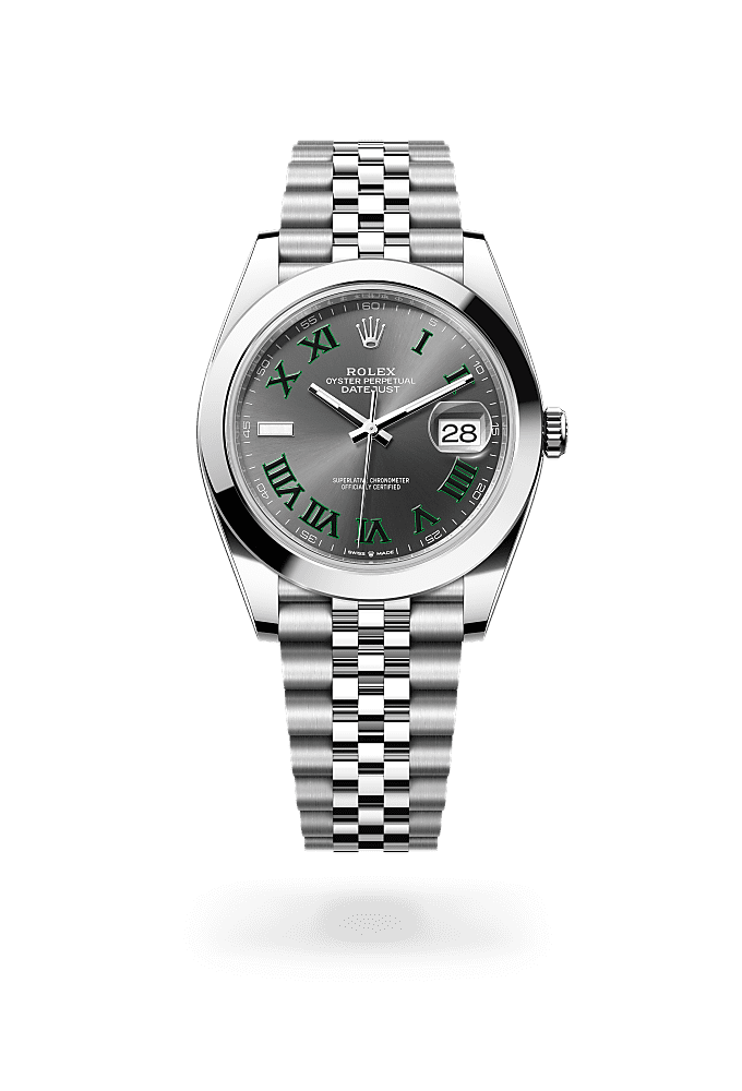 Datejust 41, Oyster, 41 mm, Oystersteel, Dial : Slate, Rolex