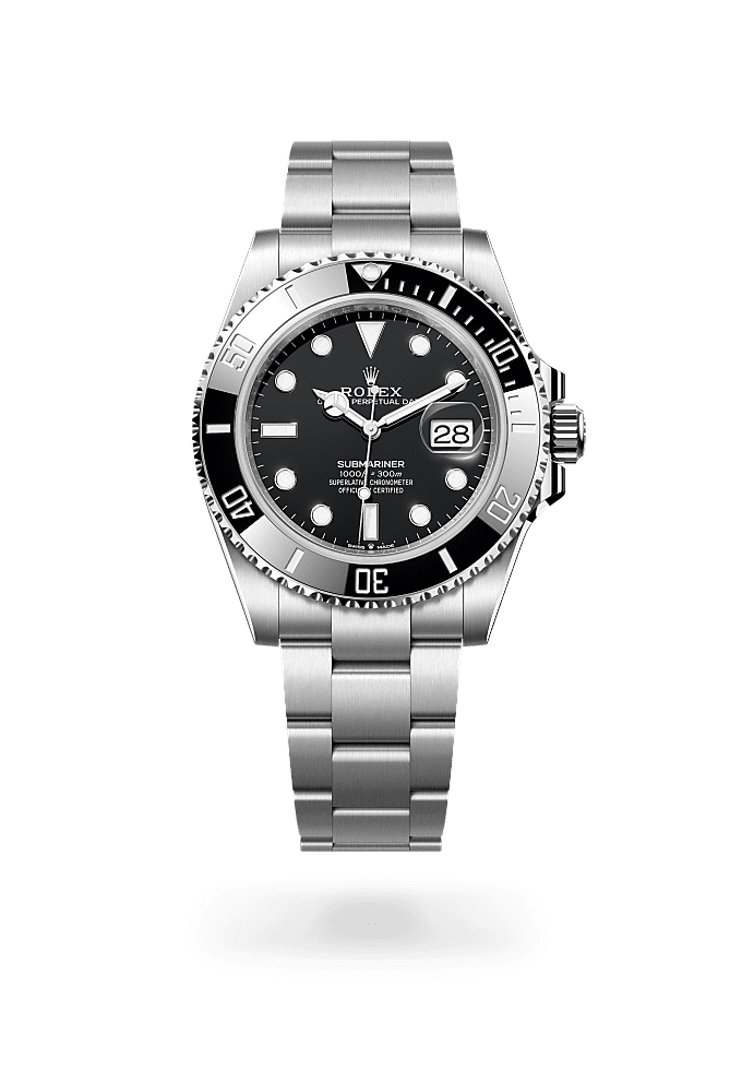Submariner Date, Oyster, 41 mm, Oystersteel, Dial : Black, Rolex