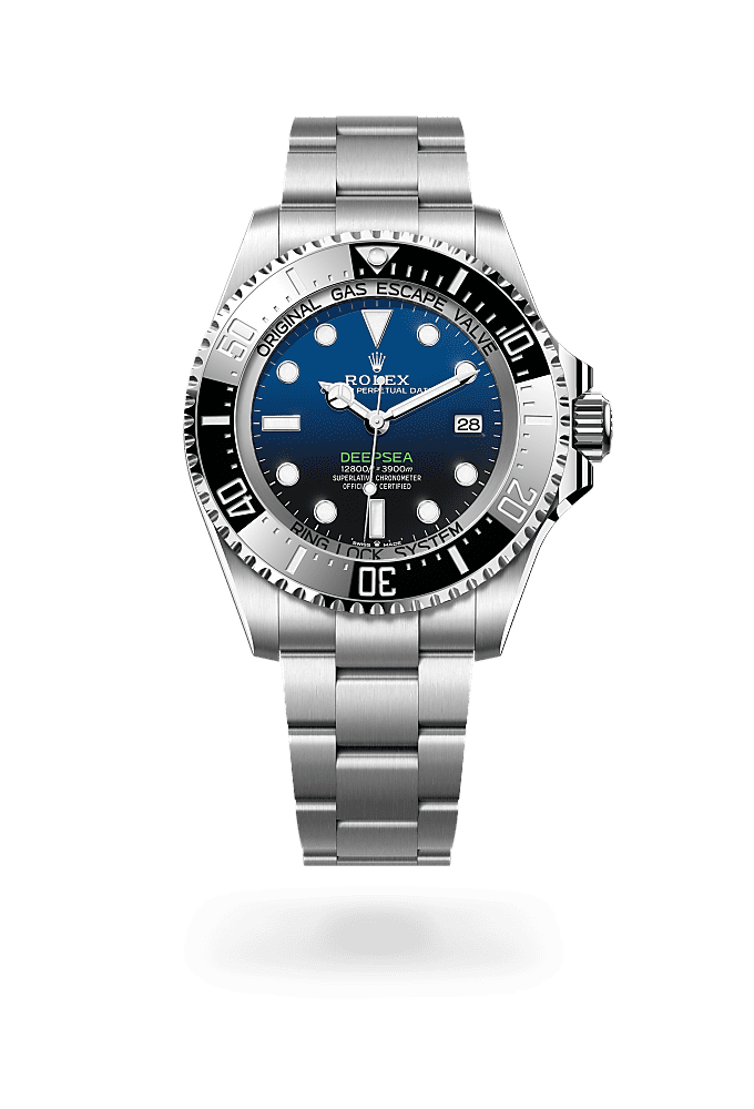 Rolex Deepsea, Oyster, 44 mm, acero Oystersteel, Esfera : D-blue, Rolex