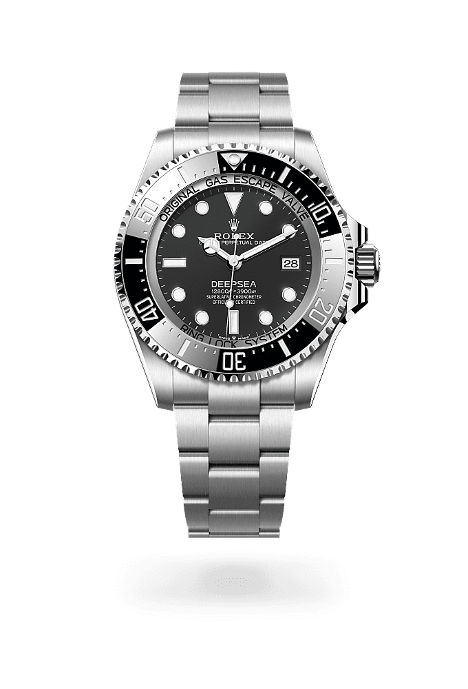 Rolex Deepsea, Oyster, 44 mm, Oystersteel, Dial : Intense black, Rolex