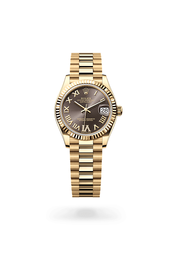 Rolex Datejust 31 watch: 18 ct yellow gold - m278278-0028