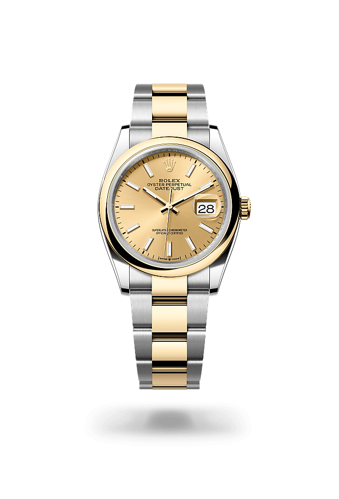 Rolex Lady Datejust watch Oystersteel and yellow gold m279163 0002