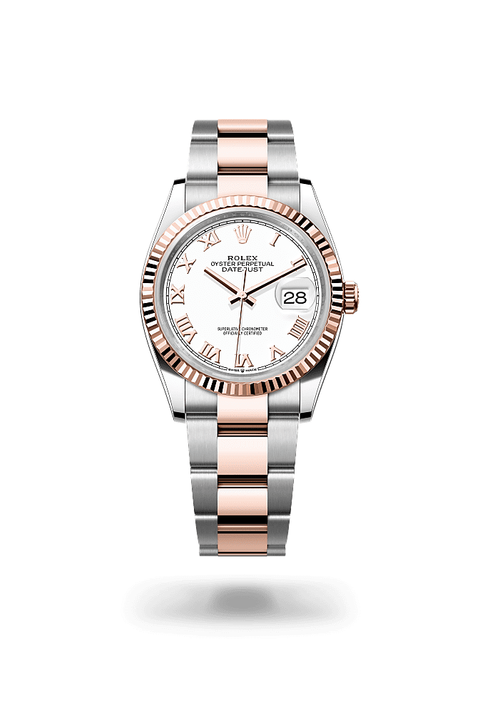 Orologio Rolex Datejust 41 in acciaio Oystersteel e oro Everose m126331 0010