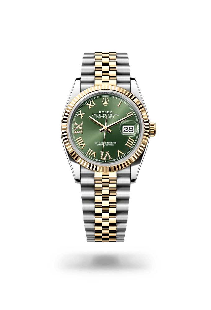 Rolex Datejust 36 watch: Oystersteel and yellow gold - m126233-0018