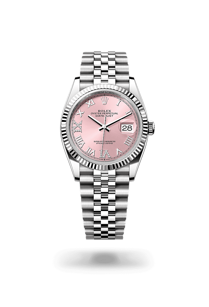Rolex Datejust 36 watch Oystersteel and white gold m126234 0051