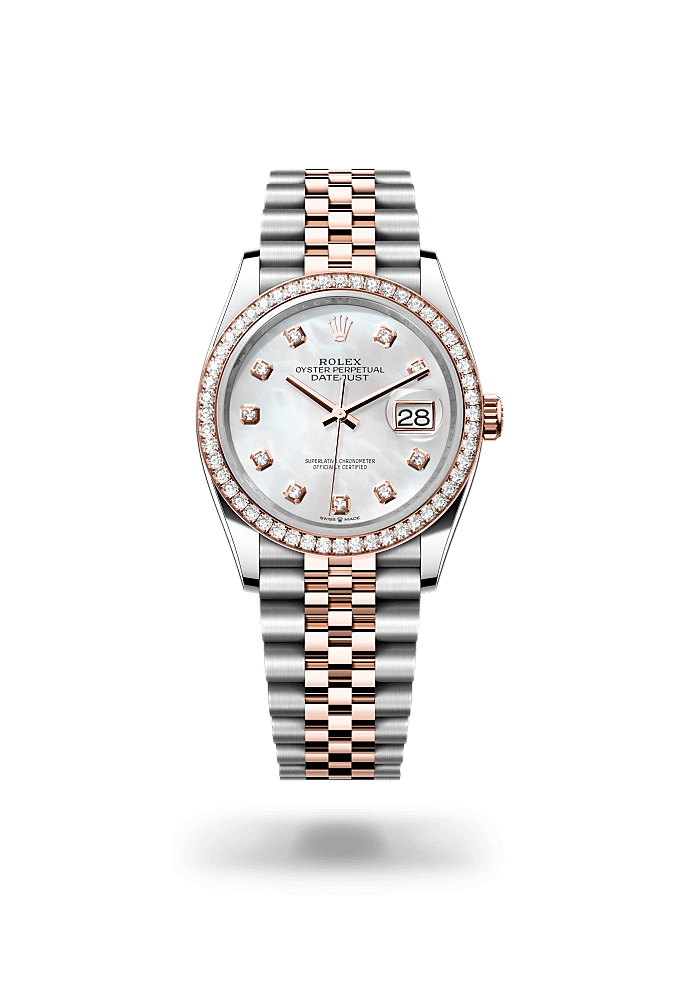 Rolex Lady Datejust saati Oystersteel celik ve Everose alt n m279381rbr 0013