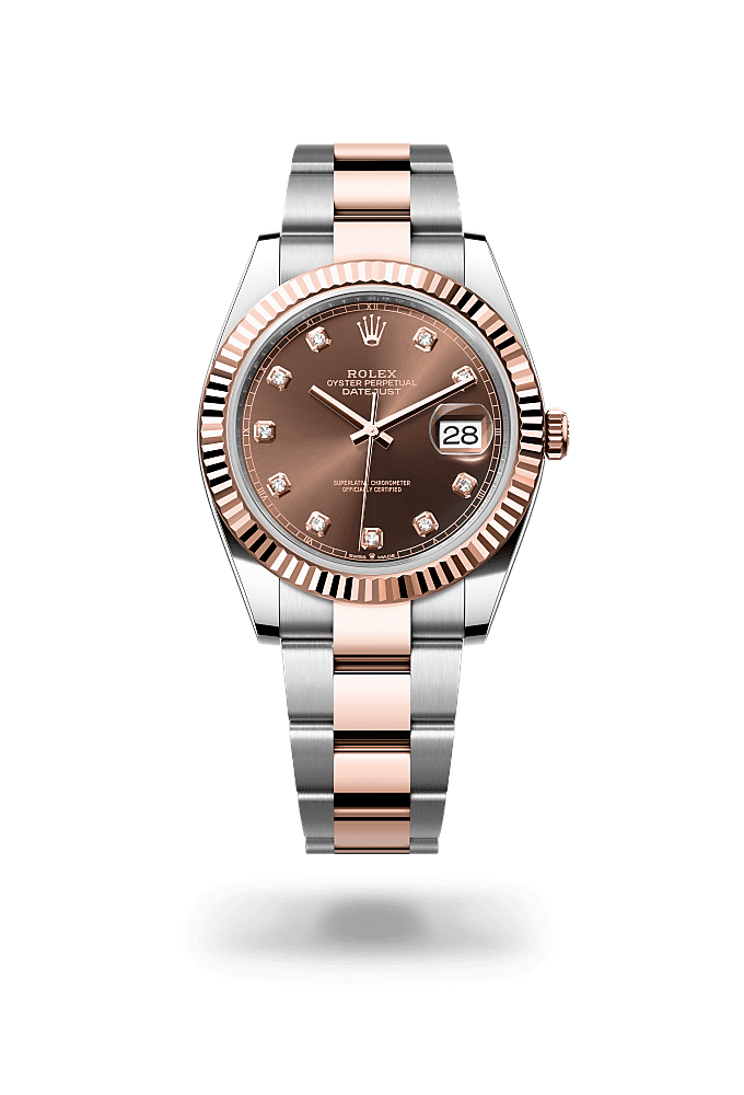 Rolex Datejust 36 saati Oystersteel celik ve Everose alt n m126231 0028