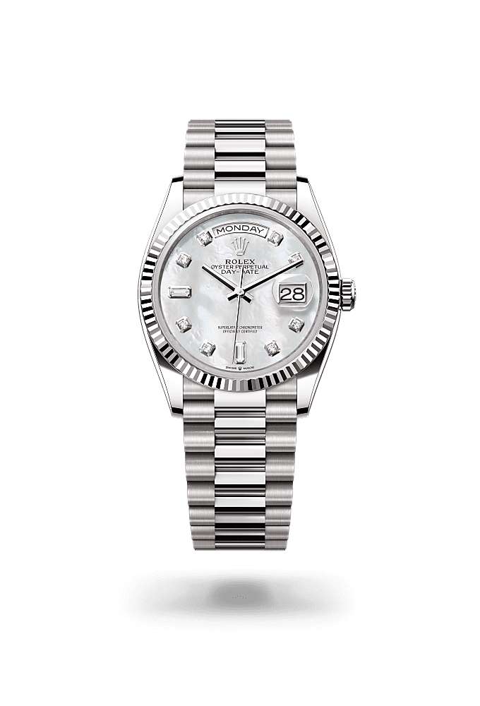 Rolex day date half gold new arrivals