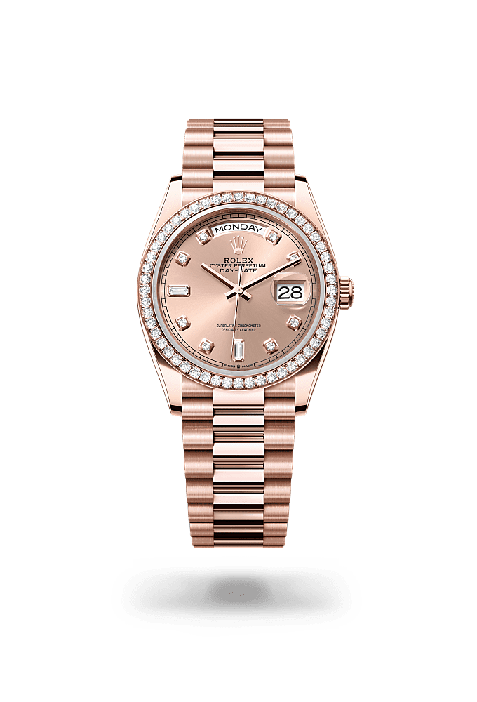 Datejust pink gold top