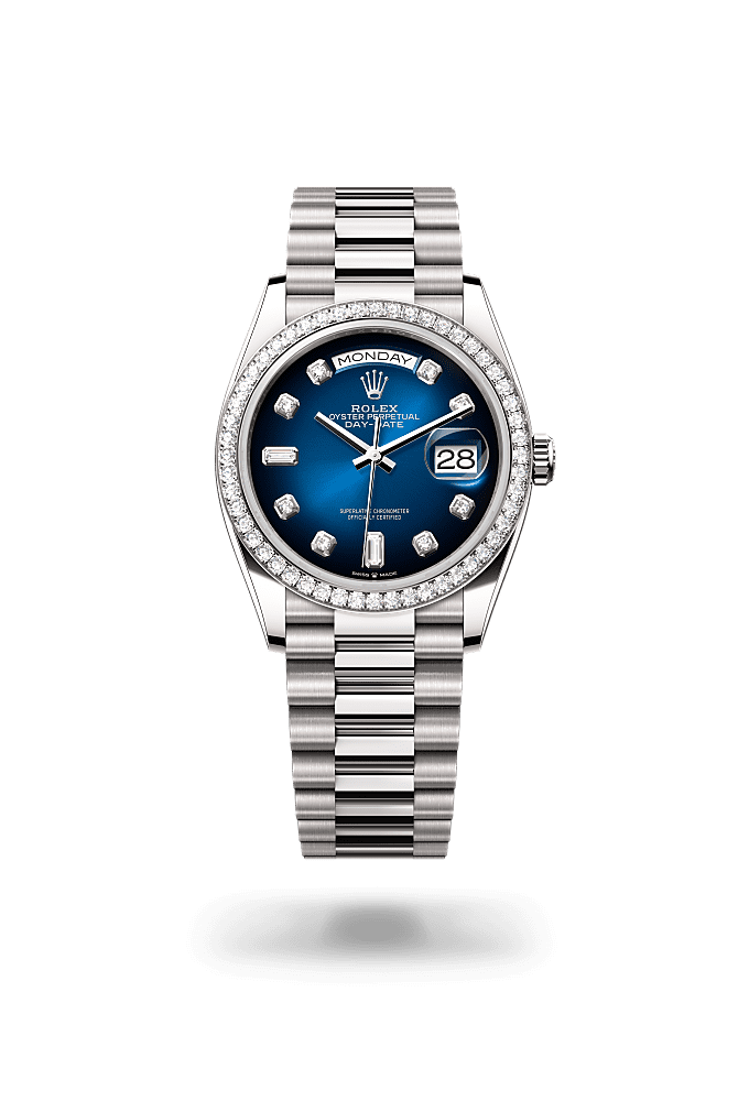 White gold rolex day date 2025