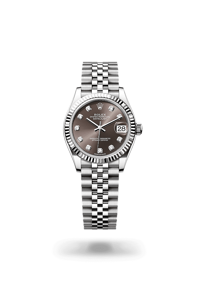 Blue rolex with diamonds top