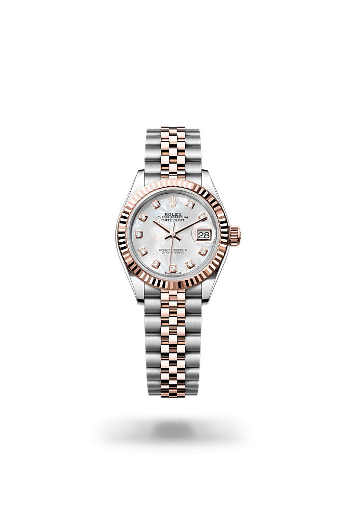 Rolex lady datejust rose gold price on sale