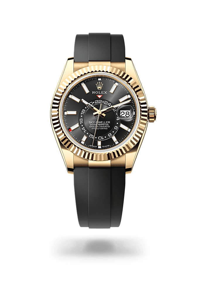 Rolex sky dweller nero store