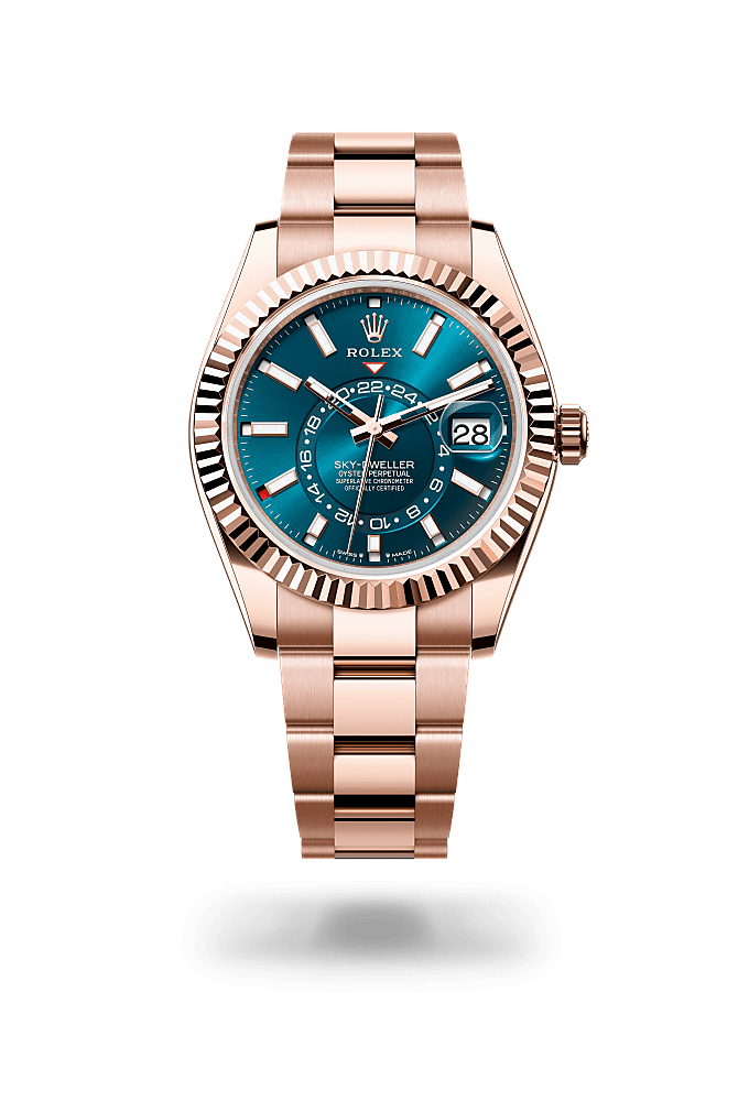 Everose gold day date clearance