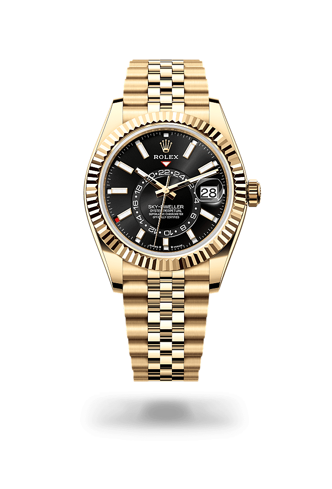 Rolex goud zwart shop