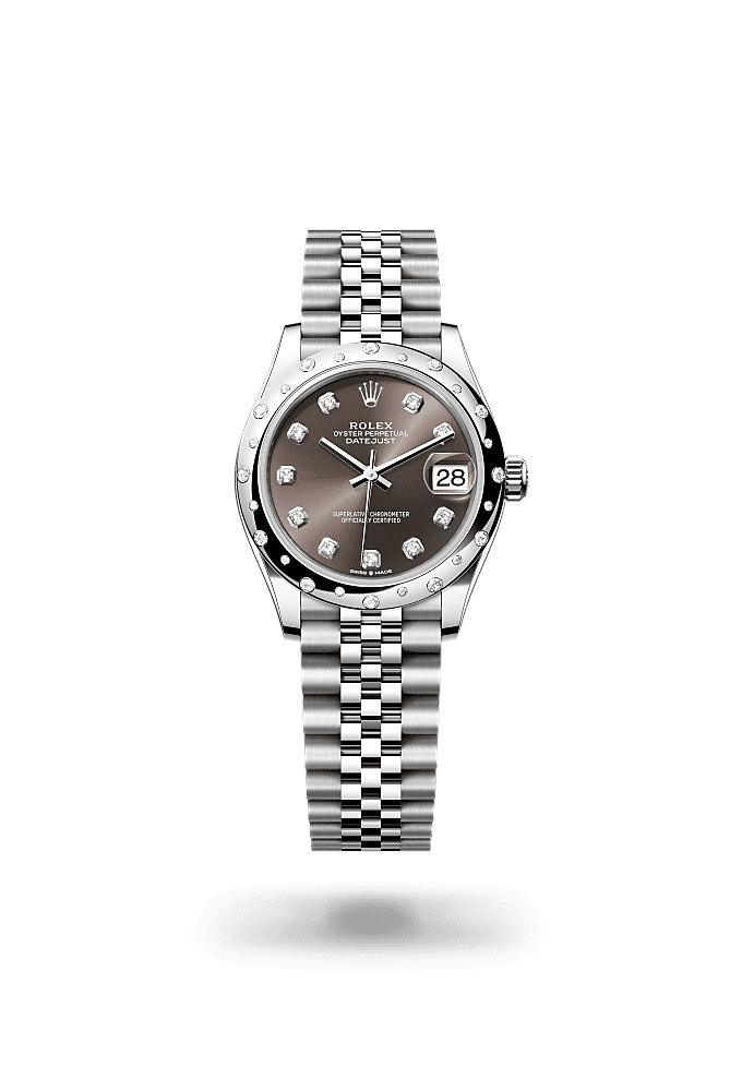 Rolex Lady-Datejust watch: Oystersteel and white gold - m279384rbr-0003