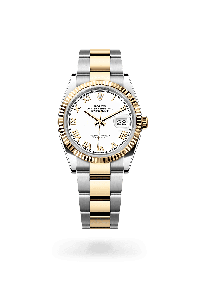 Rolex Datejust 36 watch: Oystersteel and yellow gold