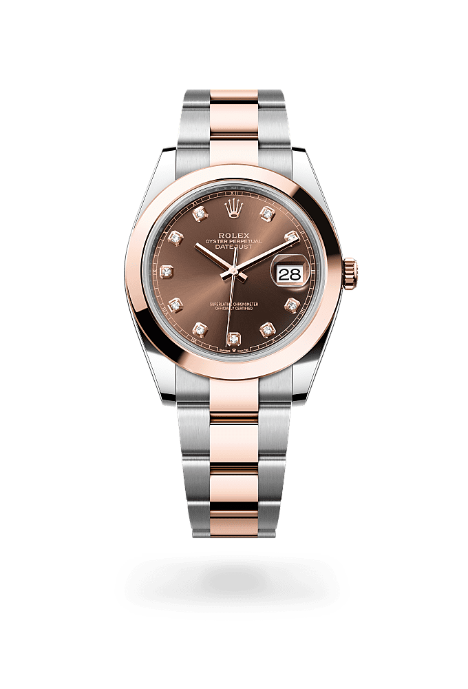 ロレ DATEJUST シルバー ローズゴールド コンビ時計 ROL m126231-0023.webp