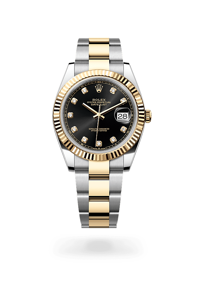 Rolex Datejust 36 126233 18K Fluted Bezel White Stick Dial