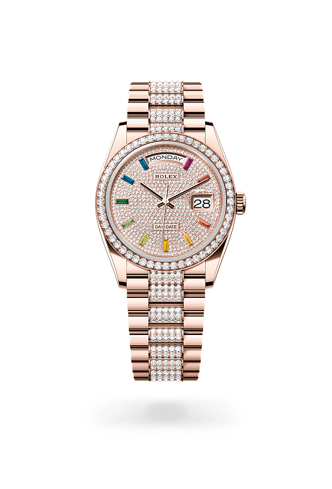 ●From the Heart of The Port City Rolex Day-Date 36 watch: 18 ct Everose gold - m128345rbr-0069