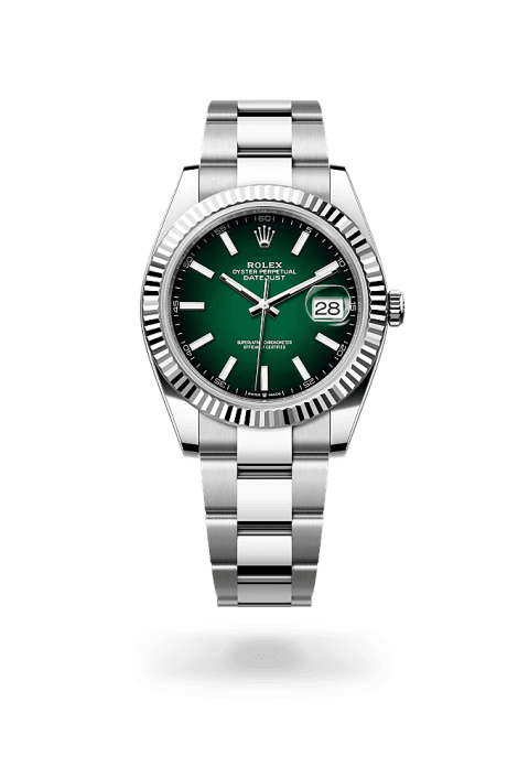 Rolex Datejust 41 2026 Rolesor with green ombré lacquer dial