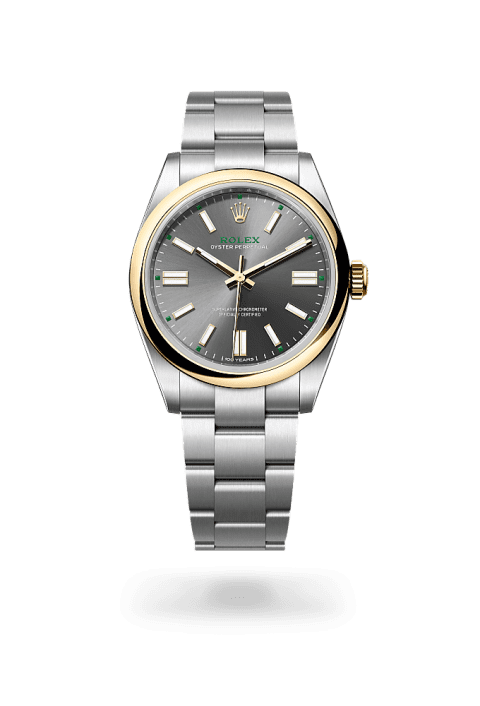 Rolex Oyster Perpetual 41 2026 Rolesor with slate 100 Years dial
