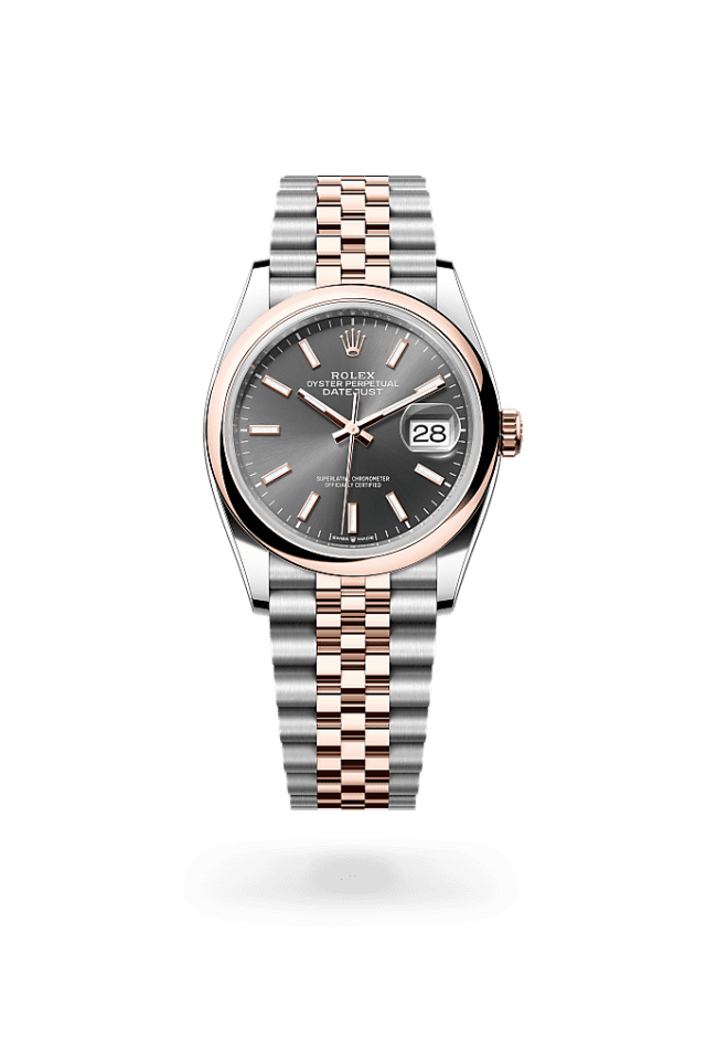 Datejust 36 - Oyster, 36 mm, Oystersteel and Everose gold