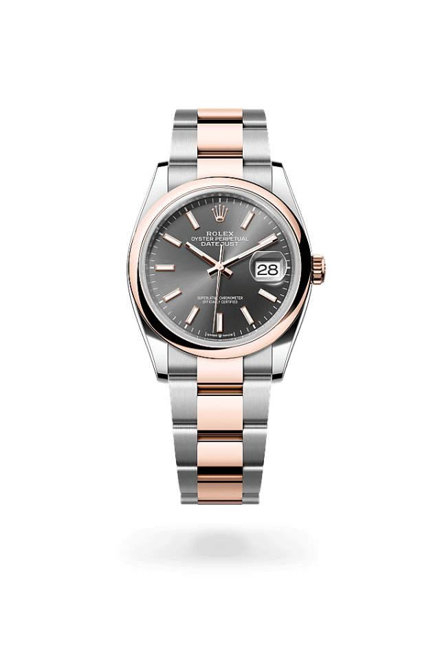 Datejust 36 - Oyster, 36 mm, Oystersteel and Everose gold