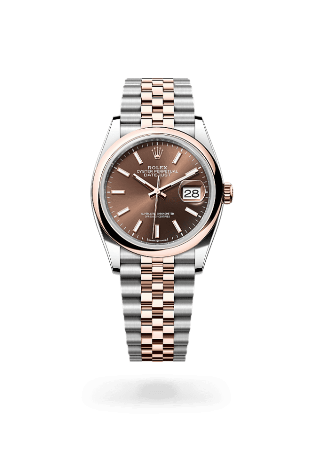 Datejust 36 - Oyster, 36 mm, Oystersteel and Everose gold