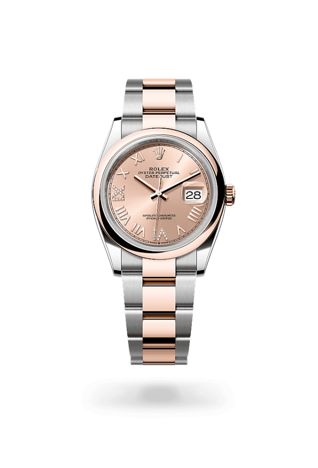 Datejust 36 - Oyster, 36 mm, Oystersteel and Everose gold - New model