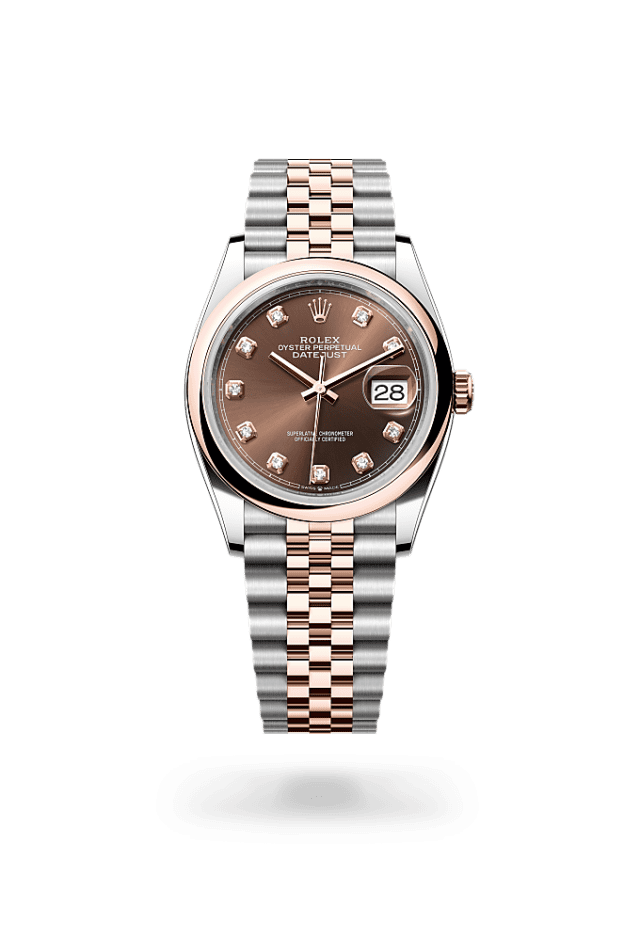 Datejust 36 - Oyster, 36 mm, Oystersteel and Everose gold - New model