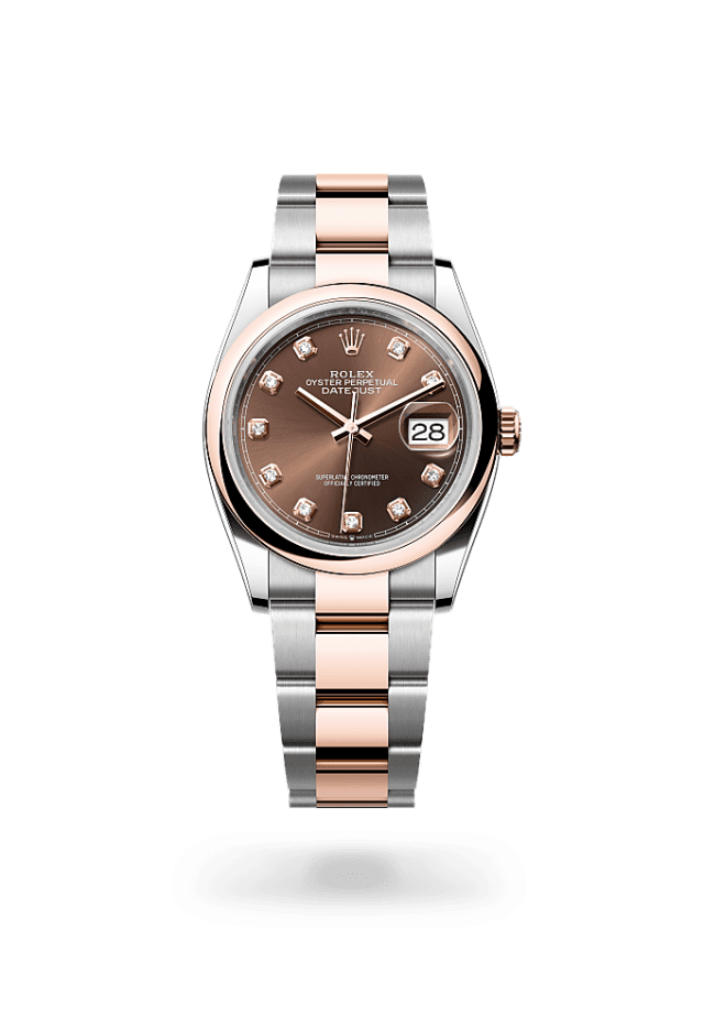 Datejust 36 - Oyster, 36 mm, Oystersteel and Everose gold - New model