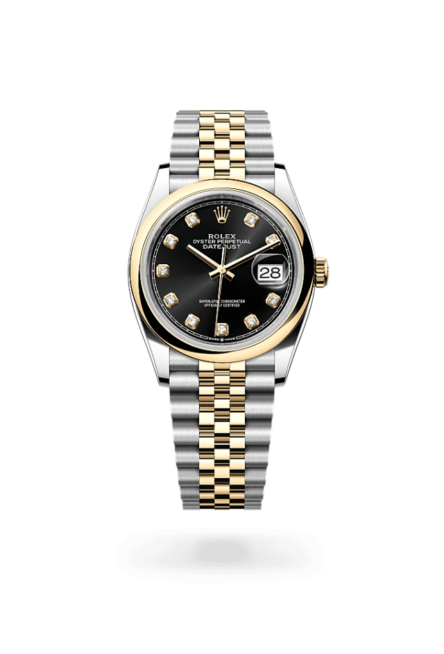 Datejust 36 - Oyster, 36 mm, Oystersteel and yellow gold