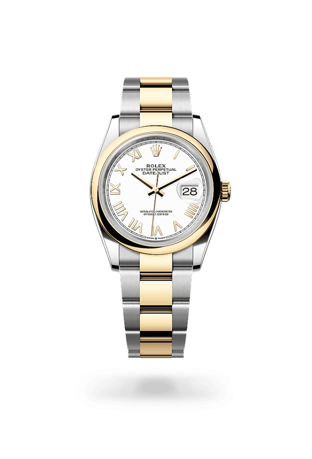 Datejust 36 - Oyster, 36 mm, Oystersteel and yellow gold - New model