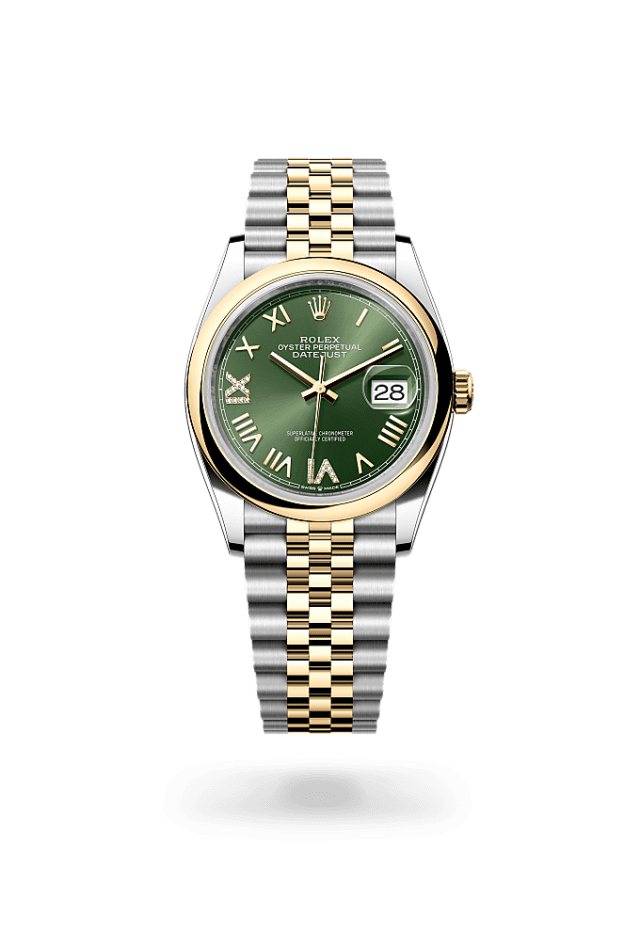 Datejust 36 - Oyster, 36 mm, Oystersteel and yellow gold - New model
