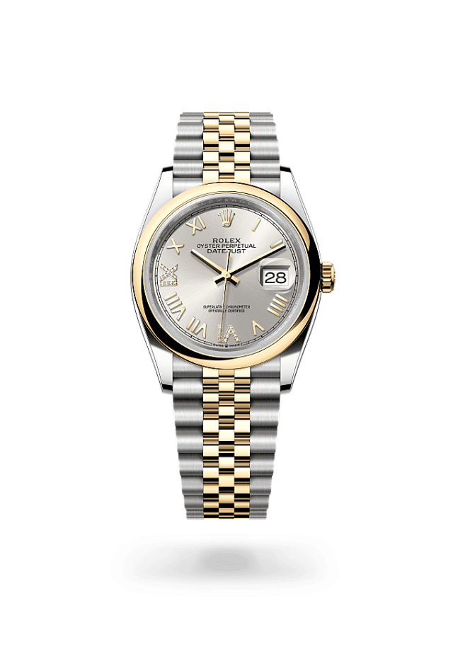 Datejust 36 - Oyster, 36 mm, Oystersteel and yellow gold - New model