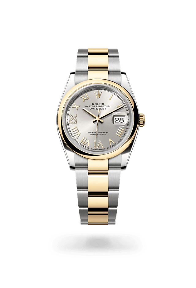 Datejust 36 - Oyster, 36 mm, Oystersteel and yellow gold - New model