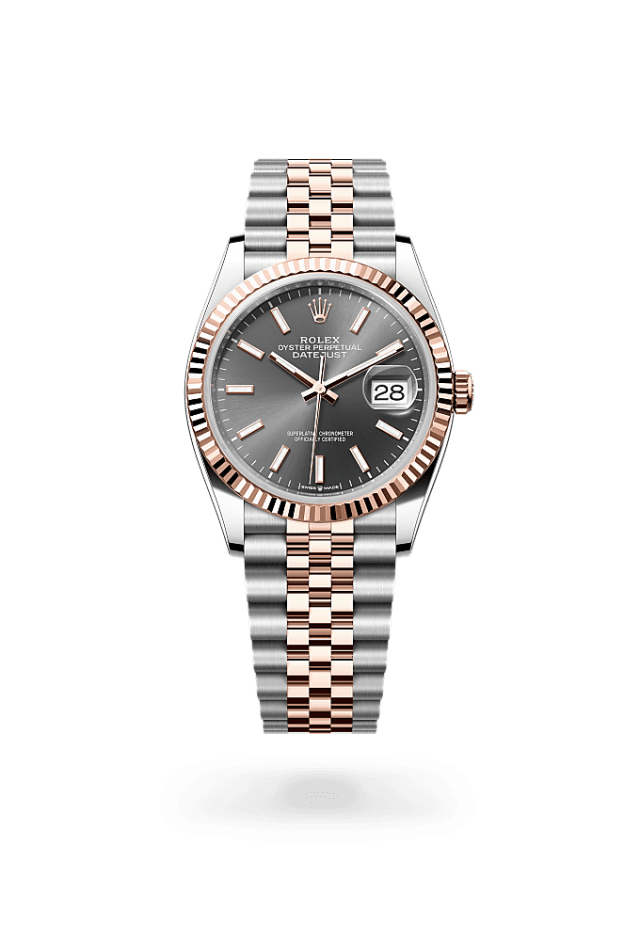 Datejust 36 - Oyster, 36 mm, Oystersteel and Everose gold