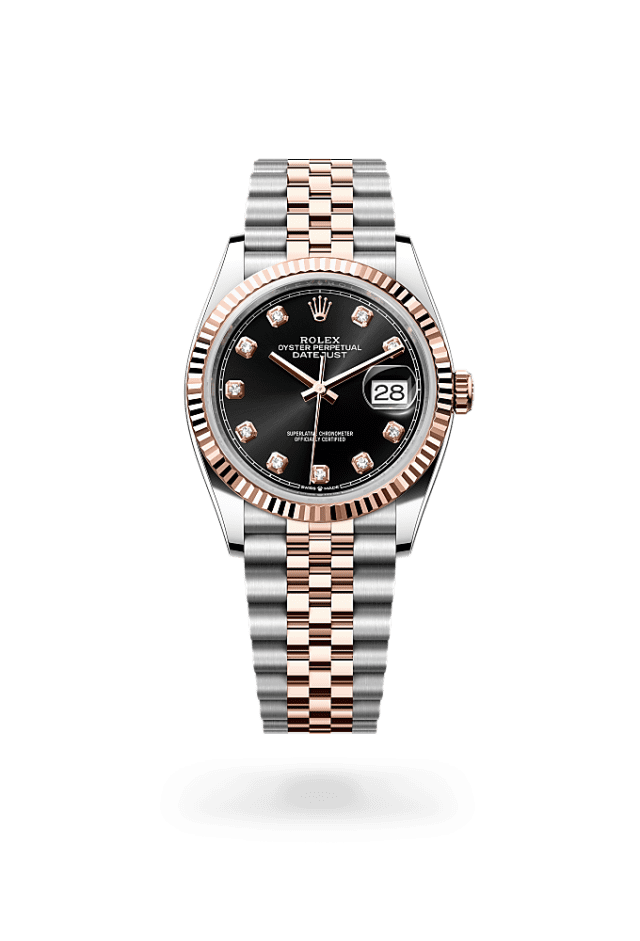 Datejust 36 - Oyster, 36 mm, Oystersteel and Everose gold