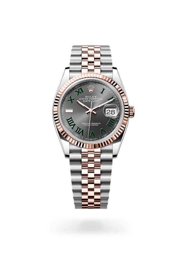 Datejust 36 - Oyster, 36 mm, Oystersteel and Everose gold